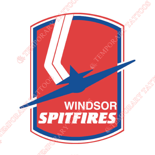 Windsor Spitfires Customize Temporary Tattoos Stickers NO.7403